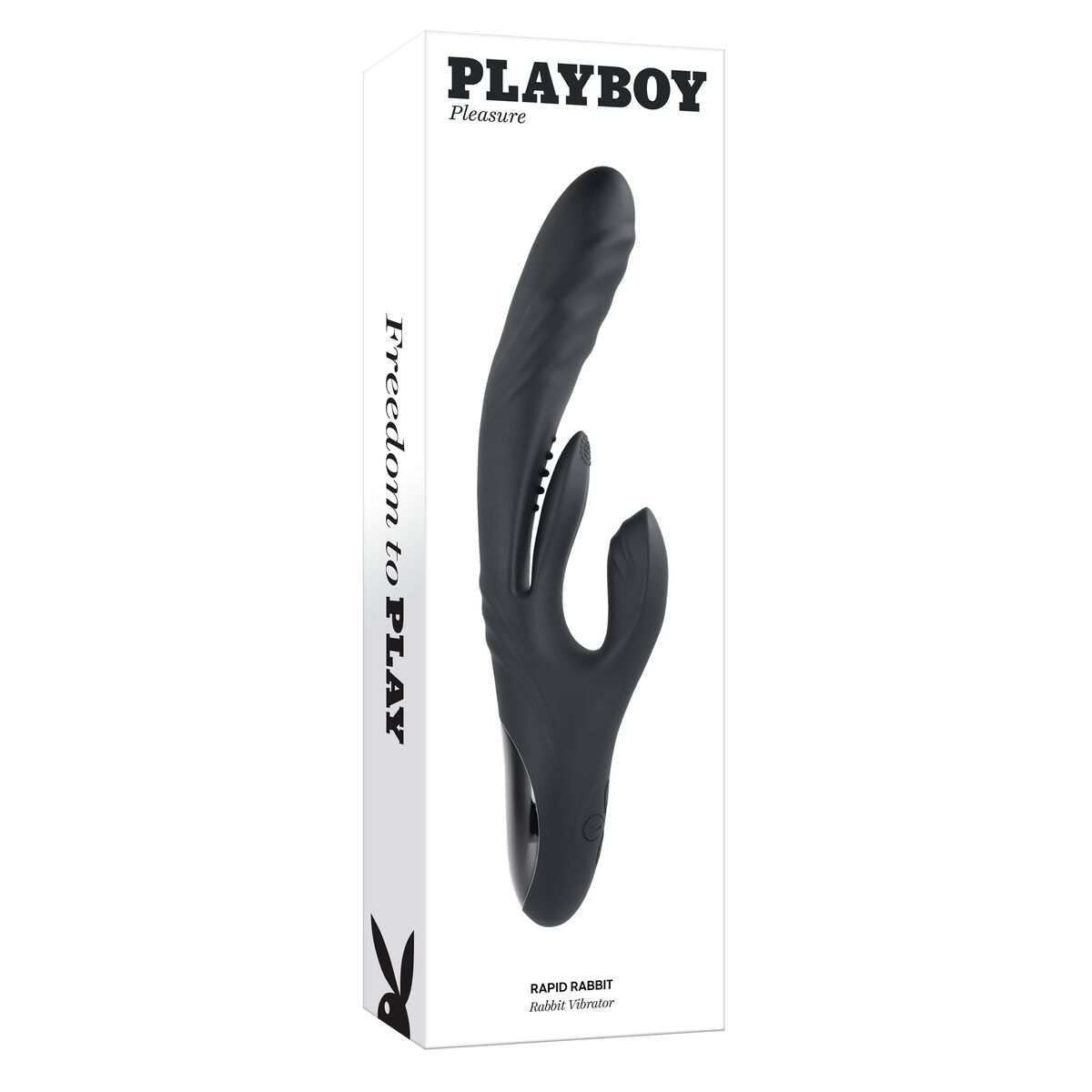 Vibrateur G-Spot Playboy Rabbit Noir